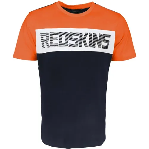 Stretch Baumwolle Logo Band T-Shirt , Herren, Größe: 2XL - Redskins - Modalova