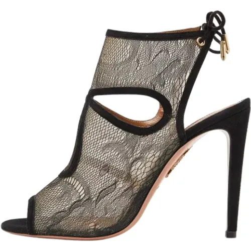 Pre-owned Lace heels , female, Sizes: 5 UK - Aquazzura Pre-owned - Modalova