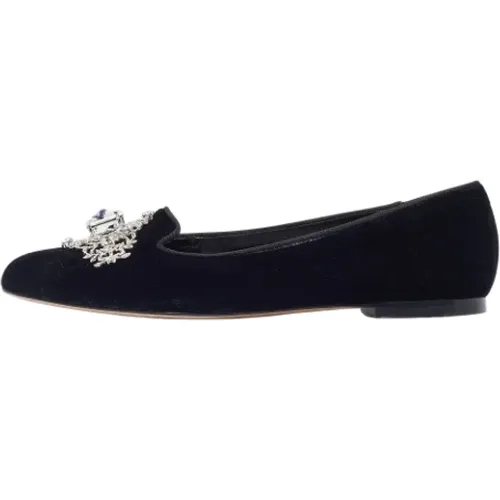 Pre-owned Samt flats - Dolce & Gabbana Pre-owned - Modalova