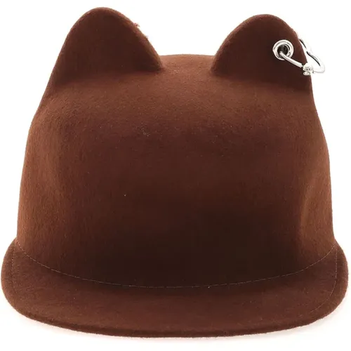 Cat ears piercing hat , female, Sizes: M - Vivetta - Modalova
