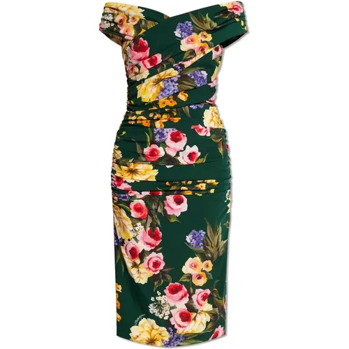 Silk dress , female, Sizes: XL, 2XL - Dolce & Gabbana - Modalova