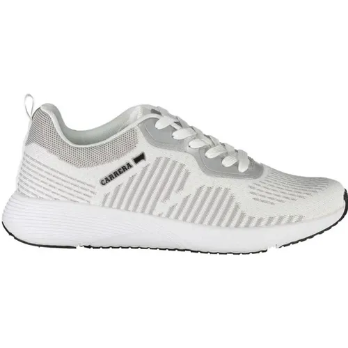 Weißer Polyester-Sneaker mit Schnürsenkeln , Herren, Größe: 41 EU - Carrera - Modalova