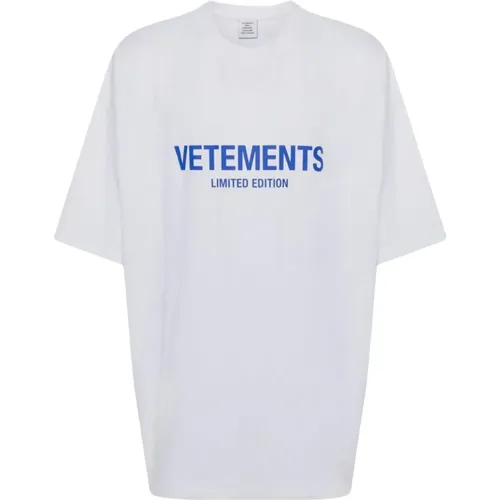 Limitierte Auflage Logo T-Shirt , Herren, Größe: XL - Vetements - Modalova