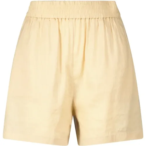 Linen Beach Shorts , female, Sizes: XS, M, L, S - Hugo Boss - Modalova