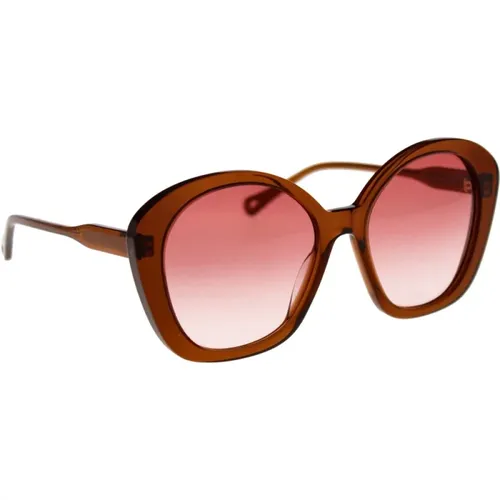 Sonnenbrille , Damen, Größe: 55 MM - Chloé - Modalova