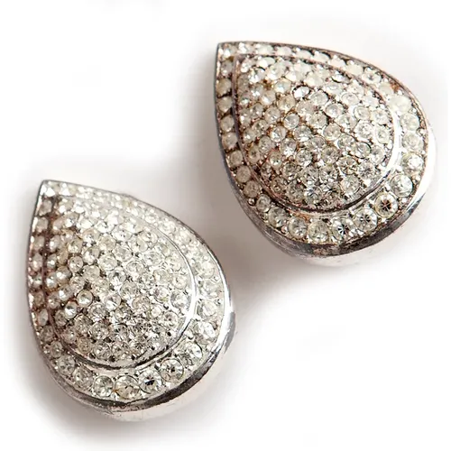 Pre-owned clip on earrings , female, Sizes: ONE SIZE - Dior Vintage - Modalova