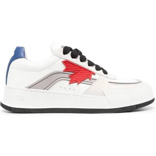 Hochwertige Leder-Sneakers - Dsquared2 - Modalova