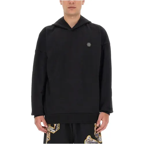 Oversized Baumwoll-Hoodie für Männer - Philipp Plein - Modalova