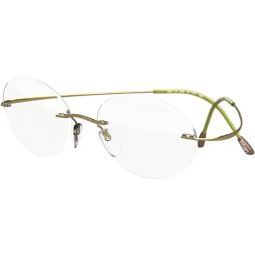 Grüne Brillengestelle Must Collection , unisex, Größe: 51 MM - Silhouette - Modalova