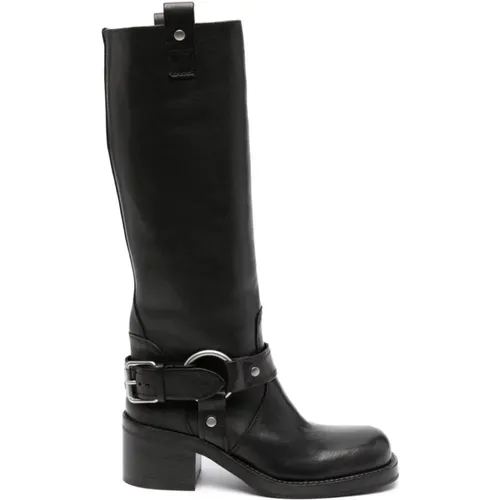 Schwarze Damen Stiefeletten , Damen, Größe: 41 EU - Ash - Modalova