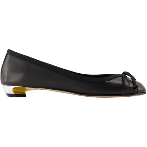 Leather flats , female, Sizes: 3 UK, 6 UK, 4 UK, 7 UK, 5 UK - alexander mcqueen - Modalova