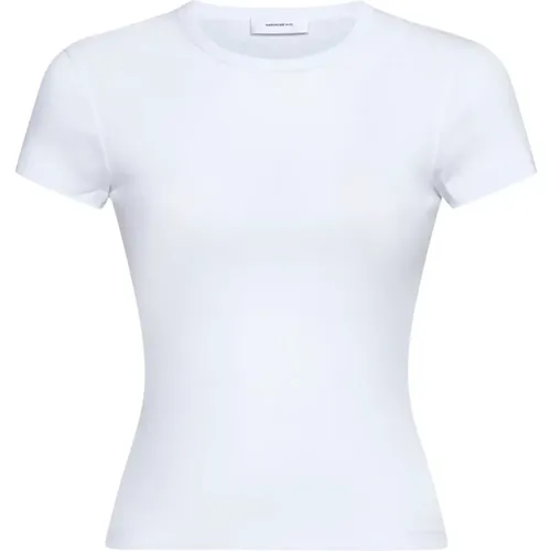 Weiße T-Shirts und Polos , Damen, Größe: XS - WARDROBE.NYC - Modalova