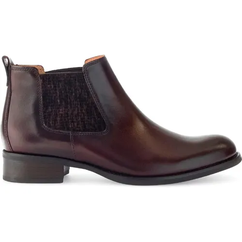 Glattleder Cognac Stiefeletten , Damen, Größe: 42 EU - Gabor - Modalova