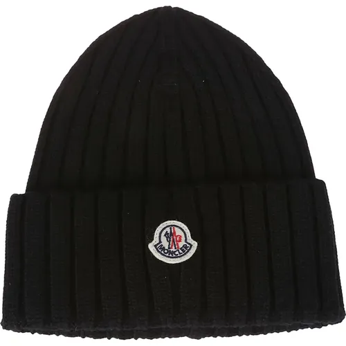 Tricot Beanie , female, Sizes: ONE SIZE - Moncler - Modalova