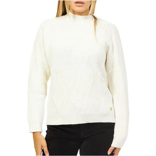 Kleidung Hemden,Bestickter karierte Rundhalsausschnitt Pullover - YES ZEE - Modalova