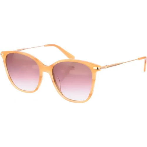 Butterfly Style Sunglasses with Acetate Frame , female, Sizes: ONE SIZE - Longchamp - Modalova