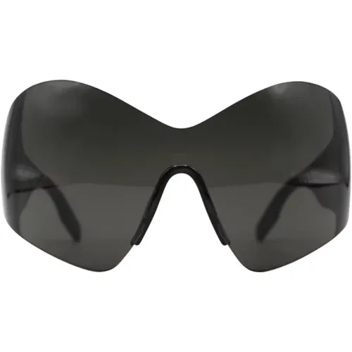 Schwarze Schmetterlingssonnenbrille , Damen, Größe: ONE Size - Balenciaga - Modalova