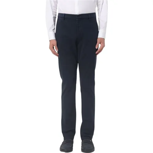 Stretch Gabardine Gaubert Pants , male, Sizes: W32, W30, W31, W33 - Dondup - Modalova