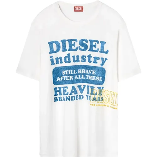 T-Shirts , Herren, Größe: XL - Diesel - Modalova