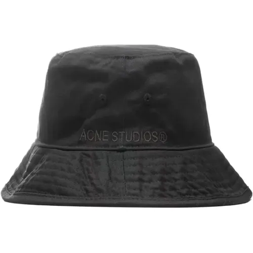 Twill Logo Bucket Hat , male, Sizes: S/M - Acne Studios - Modalova