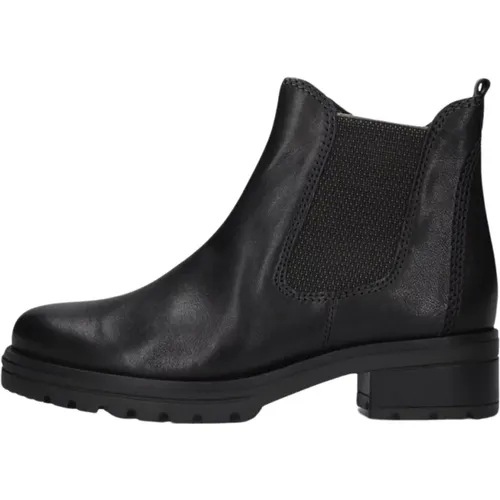 Schwarze Chelsea Boots Trendiger Stil , Damen, Größe: 40 1/2 EU - Gabor - Modalova