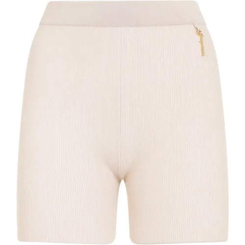 Chic Nude & Neutrals Elastic Waist Shorts , female, Sizes: S - Jacquemus - Modalova