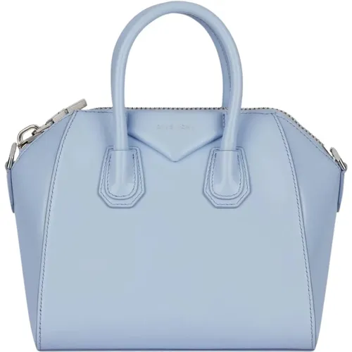 Mini Antigona Crossbody Tasche Baby Blau - Givenchy - Modalova