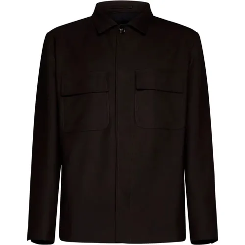 Wool Interwoven Jacket , male, Sizes: M, XL - Lardini - Modalova