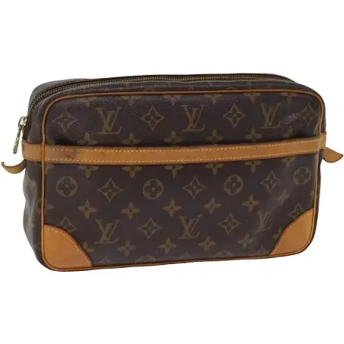 Pre-owned Canvas clutches , female, Sizes: ONE SIZE - Louis Vuitton Vintage - Modalova