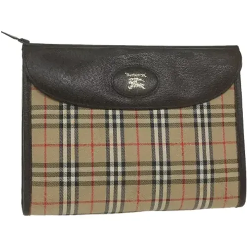 Pre-owned Nylon clutches , female, Sizes: ONE SIZE - Burberry Vintage - Modalova