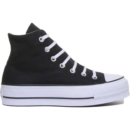 Platform Hi Top Sneaker White , female, Sizes: 6 UK, 4 UK, 5 UK, 6 1/2 UK, 2 UK, 4 1/2 UK, 7 UK, 3 1/2 UK - Converse - Modalova