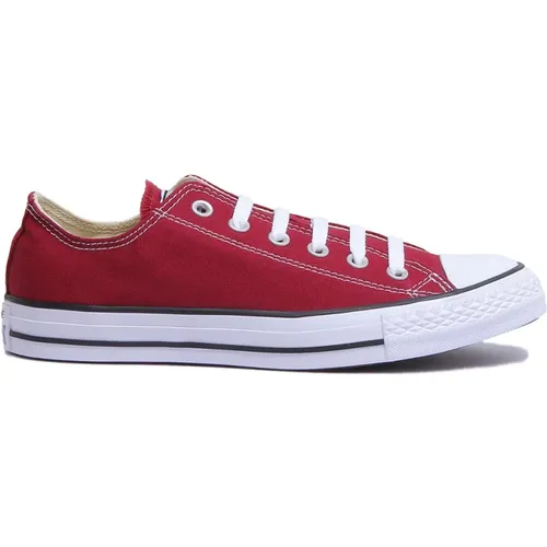 Maroon Low Top Canvas Sneaker , male, Sizes: 10 1/2 UK, 7 1/2 UK, 8 1/2 UK, 3 UK, 12 UK, 2 UK, 2 1/2 UK - Converse - Modalova