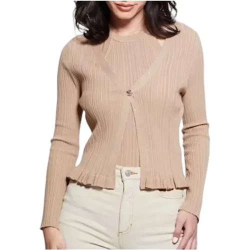 Gemütlicher Estelle Cardigan Sweater , Damen, Größe: M - Guess - Modalova