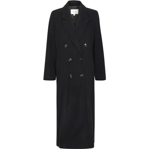 Double-Breasted Sleeve Coat , female, Sizes: M, S, XS - Gestuz - Modalova