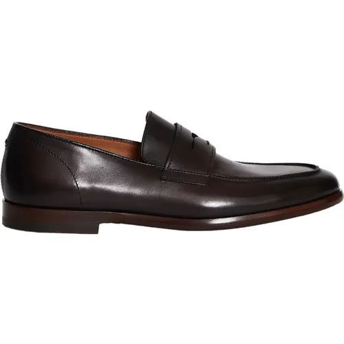 Men Shoes Loafer Ebony , male, Sizes: 7 UK, 10 UK, 9 UK, 6 UK, 5 UK - Doucal's - Modalova