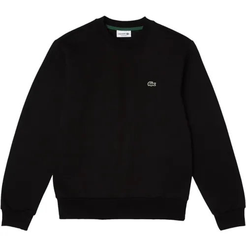 Organic Brushed Cotton Sweatshirt , male, Sizes: L, M, 2XL, S, XL - Lacoste - Modalova