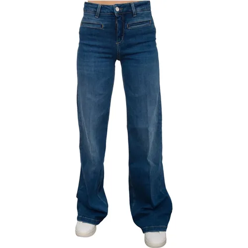 Flare Denim Jeans , Damen, Größe: W30 - Liu Jo - Modalova