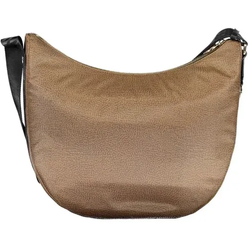 Braune Handtasche mit Verstellbarem Riemen - Borbonese - Modalova