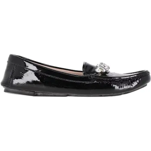 Pre-owned Leder flats - Miu Miu Pre-owned - Modalova