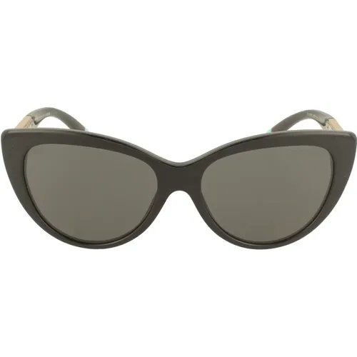 Elegant Cat Eye Sungles , female, Sizes: 56 MM - Tiffany - Modalova