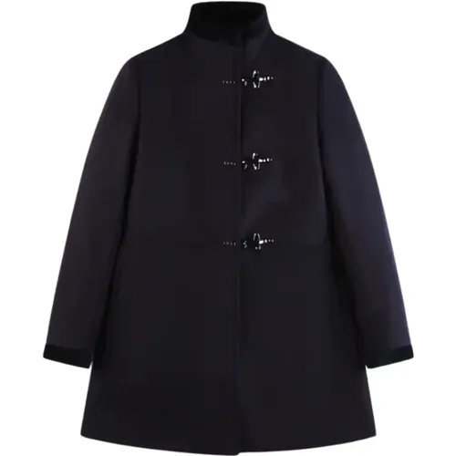 Wool Blend Coat Elegant Design , female, Sizes: S, XL, M, L, XS - Fay - Modalova