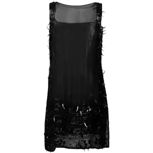 Pre-owned Silk dresses , female, Sizes: M - Jean Paul Gaultier Pre-owned - Modalova