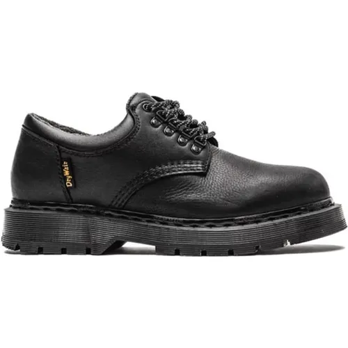 Schwarze Lederschnürschuhe , Herren, Größe: 40 EU - Dr. Martens - Modalova