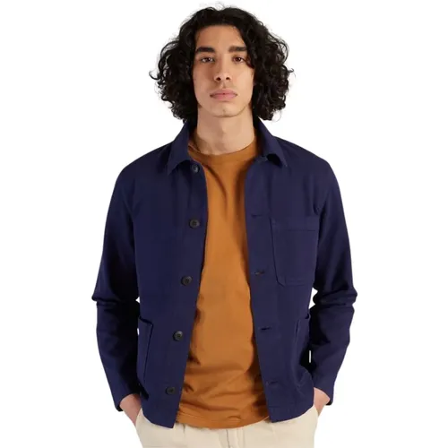 Cotton canvas worker jacket , male, Sizes: 2XL, XL, M - L'Exception Paris - Modalova