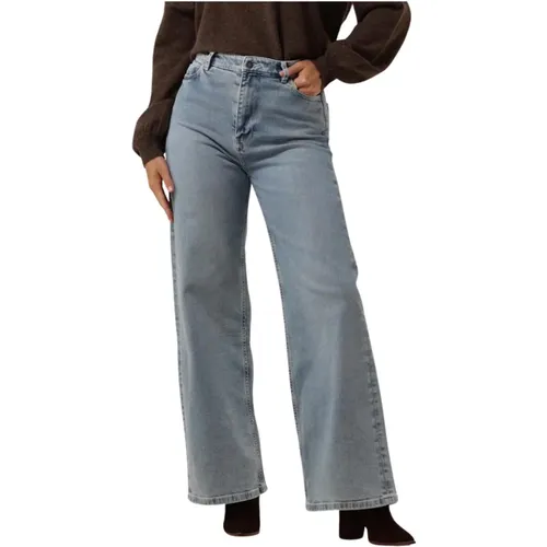 Hellblaue Straight Leg Jeans , Damen, Größe: XL - By-Bar - Modalova