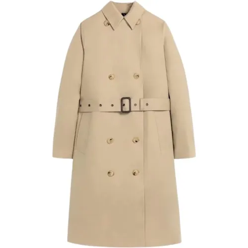 Double-Breasted Coats , female, Sizes: M - Mackintosh - Modalova