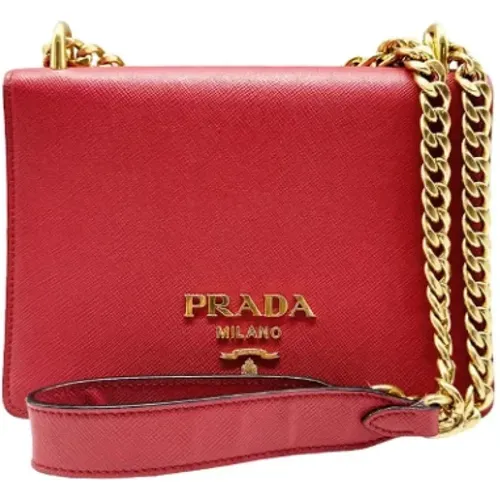 Pre-owned Leather prada-bags , female, Sizes: ONE SIZE - Prada Vintage - Modalova