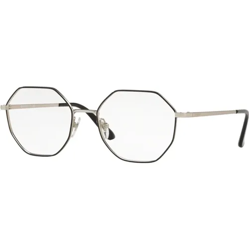 Schwarze Brillengestelle , Herren, Größe: 52 MM - Vogue - Modalova