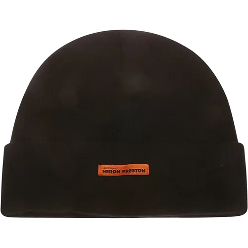 Urban Logo Beanie Hat , male, Sizes: ONE SIZE - Heron Preston - Modalova