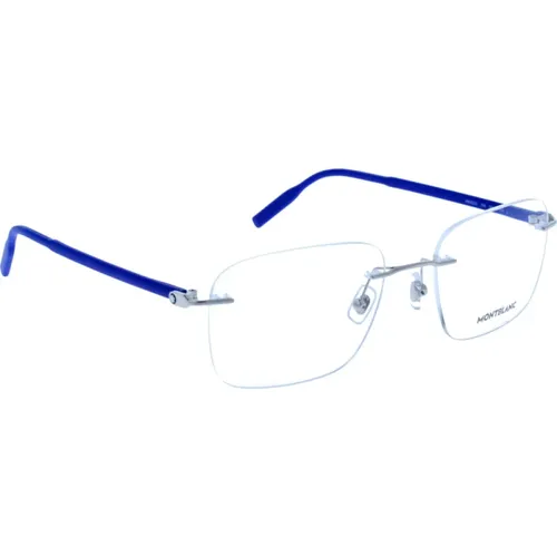 Stylish Original Prescription Glasses with Warranty , male, Sizes: 58 MM - Montblanc - Modalova